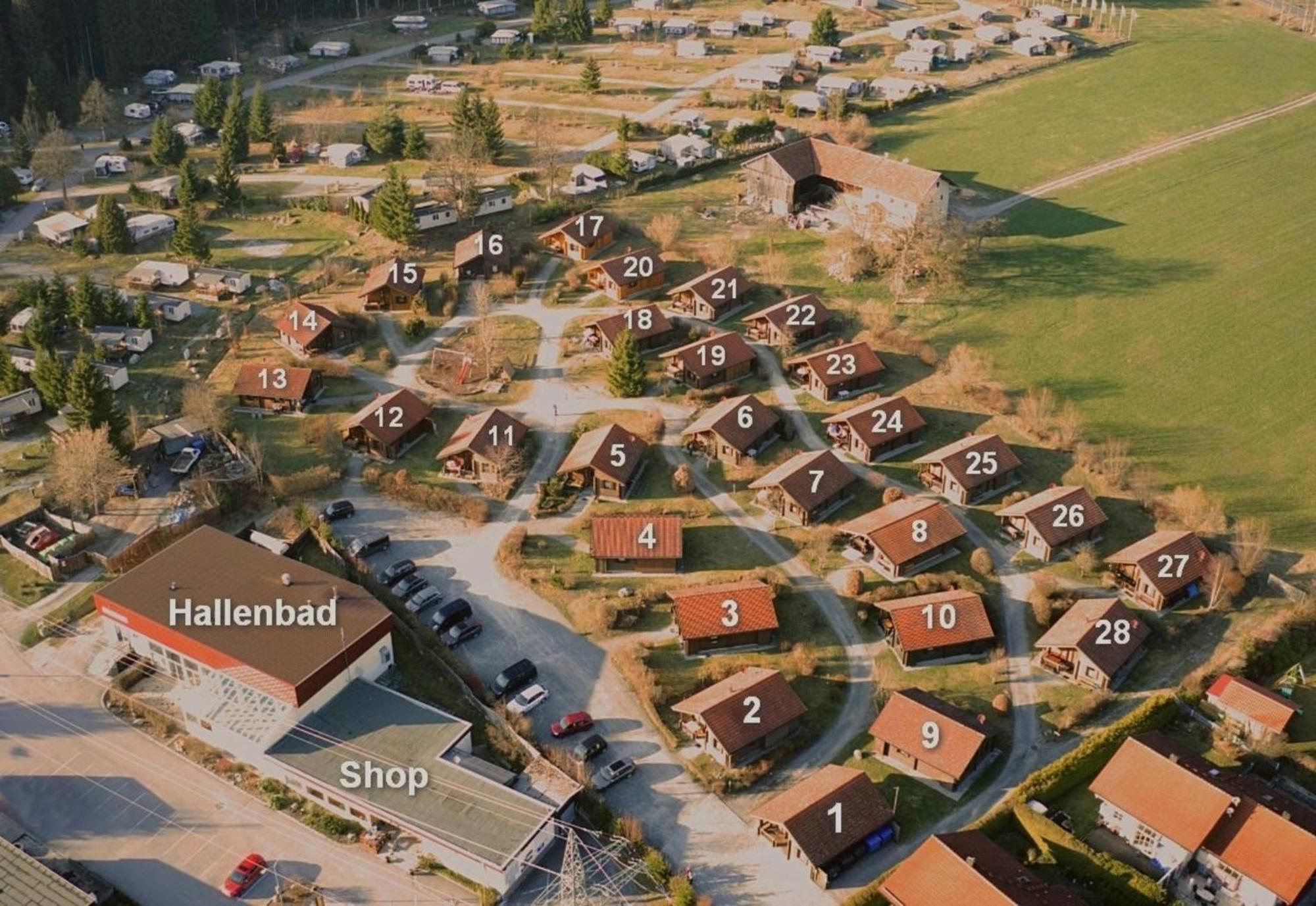 Ferienhaus Nr 6, Typ A, Feriendorf Jaegerpark, Bayerischer Wald Viechtach Bagian luar foto